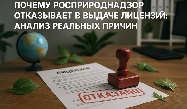 Почему Росприроднадзор отказывает в выдаче лицензий: анализ реальных причин